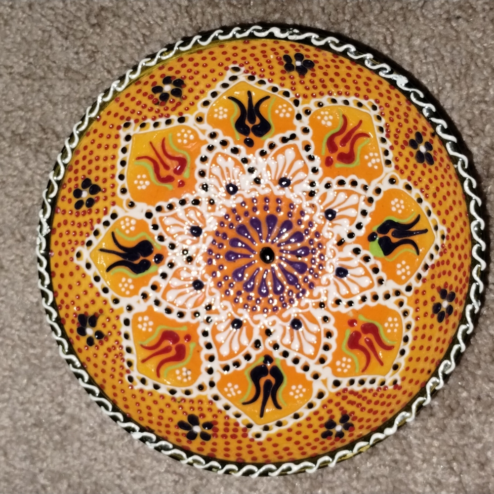 Large Turkish Ceramic HandMade Decorative Bowl